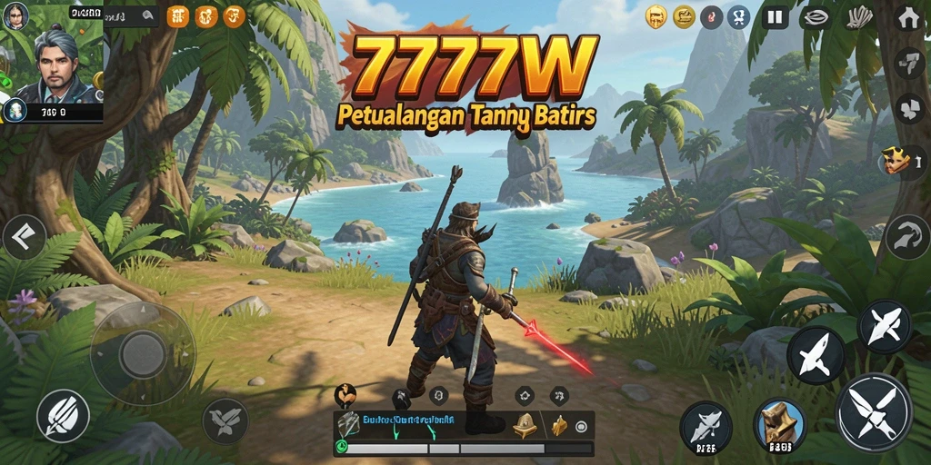 Gameplay Open World yang seru dan mendebarkan di 7777W.