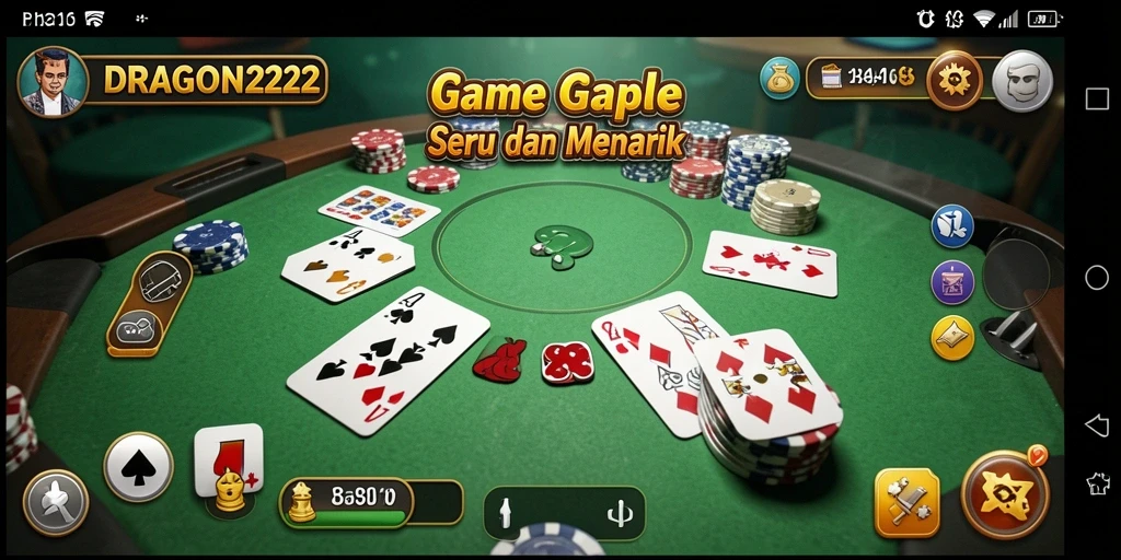 Tampilan gameplay seru dan menarik dari DRAGON222.