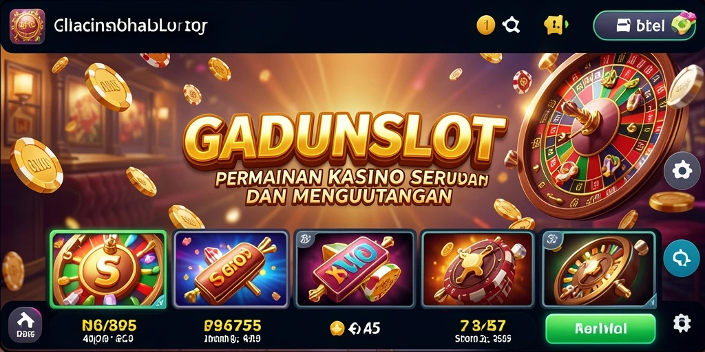 Tampilan gameplay seru di GADUNSLOT dengan grafik menarik.