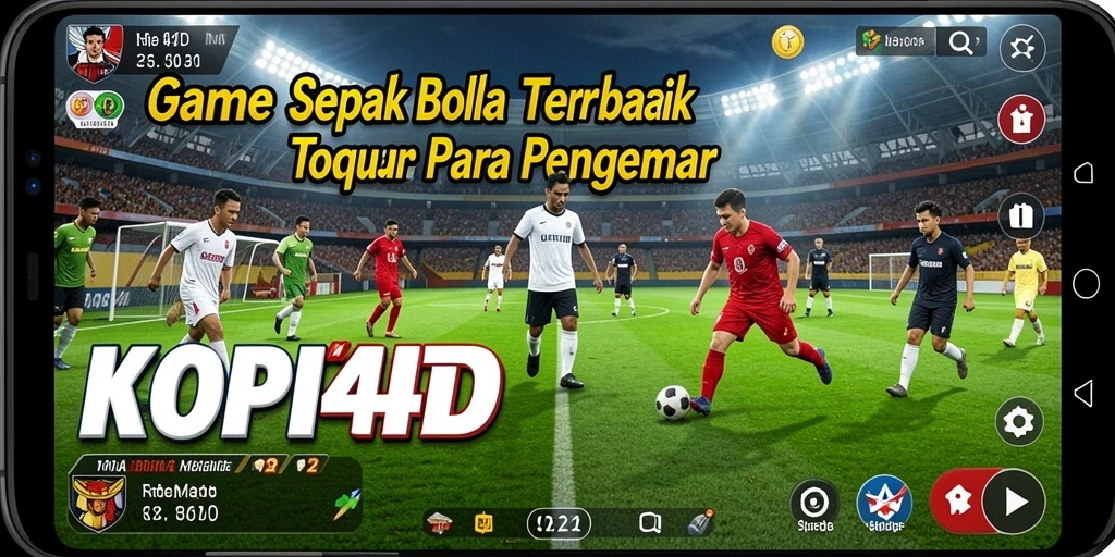Screenshot utama KOPI4D menampilkan laga sepak bola yang seru dan menarik.