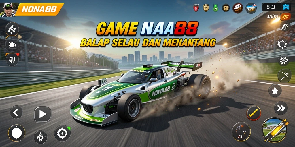 Gameplay balap yang mendebarkan dan grafis menawan di NONA88.