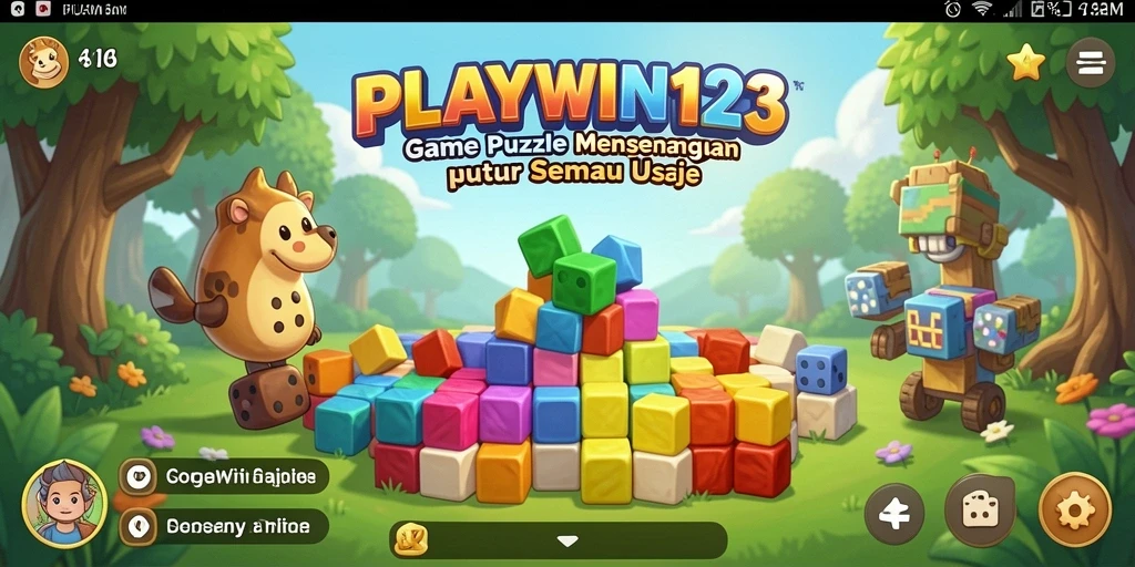 Tampilan gameplay PLAYWIN123 yang menarik dan penuh tantangan Puzzle.