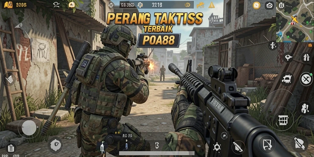 Screenshot gameplay POA88 menampilkan aksi tembak-menembak yang seru.