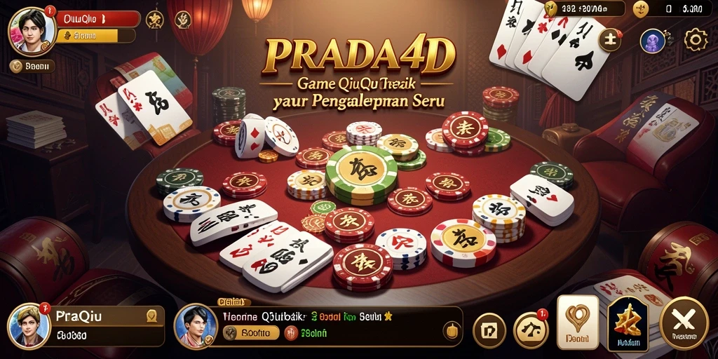 Screenshot gameplay QiuQiu PRADA4D yang seru dan kompetitif.