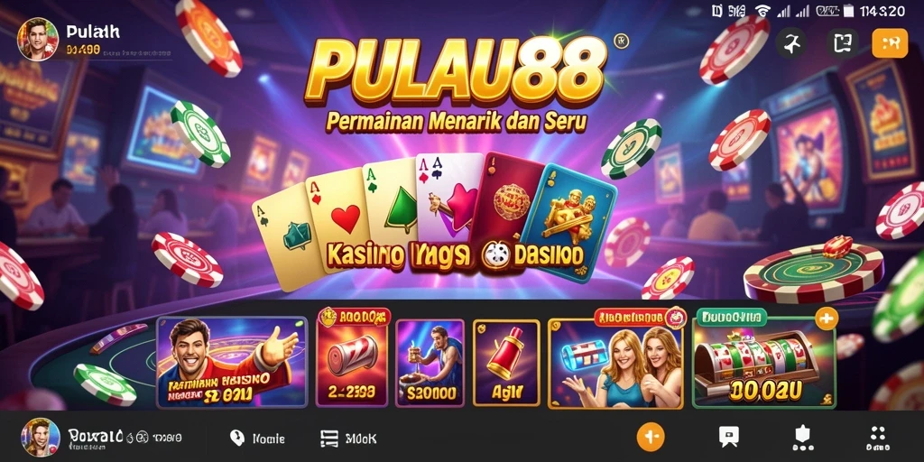 Tampilan gameplay menarik dari PULAU88 yang memukau.