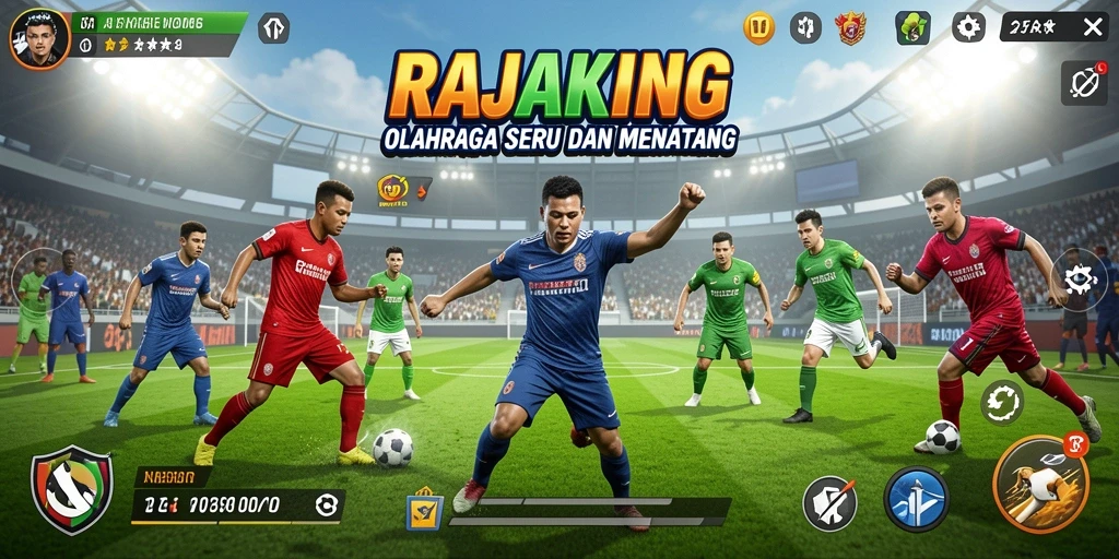 Tampilan grafis menakjubkan dari gameplay RAJAKING.