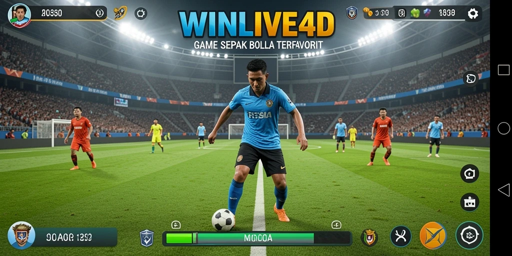 Tampilan gameplay WINLIVE4D yang menakjubkan dan realistis.